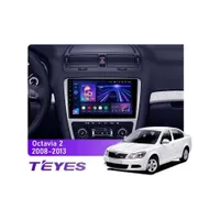 Штатная магнитола Teyes CC3 4+32 Gb Skoda Octavia 2 A5 2008-2013 Silver 10"