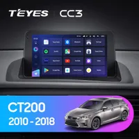 Штатна магнітола Teyes CC3 4+64 Gb Lexus CT CT200 CT200h 2010-2018