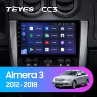 Штатна магнітола Teyes CC3 4+64 Gb Nissan Almera 3 G15 (1 Din) 2012-2018