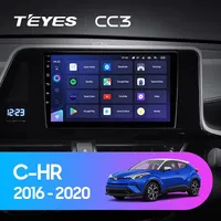 Штатна магнітола Teyes CC3 4+64 Gb Toyota C-HR (1 Din) 2016-2020 (A)
