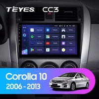 Штатна магнітола Teyes CC3 4+64 Gb Toyota Corolla 10 E140 E150 2006-2013 (B)