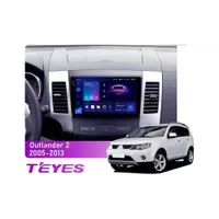 Штатная магнитола Teyes CC3 6+128 Gb 360° Mitsubishi Outlander 2 CW0W 2005-2013 / Citroen C-Crosser 1 2007-2013 / Peugeot 4007 2007-2012 (A) 9"