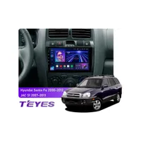 Штатная магнитола Teyes CC3 6+128 Gb Hyundai Santa Fe SM 2000-2012, JAC S1 (Rein) 1 2007-2013