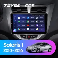 Штатная магнитола Teyes CC3 6+128 Gb Hyundai Solaris 1 2010-2016