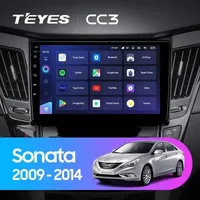 Штатна магнітола Teyes CC3 6+128 Gb Hyundai Sonata 6 YF 2009-2014 (A)