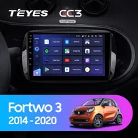 Штатна магнітола Teyes CC3 6+128 Gb Mercedes-Benz Smart Fortwo 3 C453 A453 W453 2014-2020