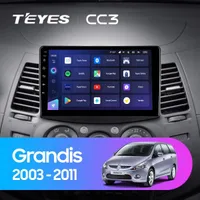 Штатна магнітола Teyes CC3 6+128 Gb Mitsubishi Grandis 1 2003-2010 (F1)