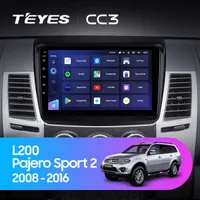Штатна магнітола Teyes CC3 6+128 Gb Mitsubishi Pajero Sport 2 L200 Triton 2008-2016