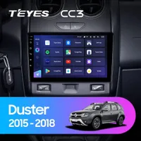 Штатна магнітола Teyes CC3 6+128 Gb Renault Duster 2015-2018
