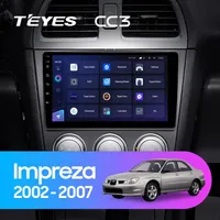 Штатна магнітола Teyes CC3 6+128 Gb Subaru Impreza GD GG 2002-2007