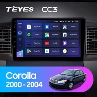 Штатна магнітола Teyes CC3 6+128 Gb Toyota Corolla E130 E120 2000-2004 (B)
