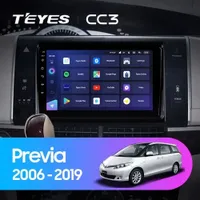 Штатная магнитола Teyes CC3 6+128 Gb Toyota Previa XR50 2006-2019