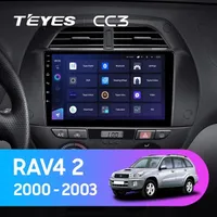 Штатна магнітола Teyes CC3 6+128 Gb Toyota RAV4 2 CA20 CA20W XA20 2000-2003