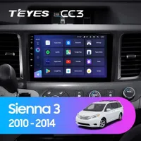 Штатная магнитола Teyes CC3 6+128 Gb Toyota Sienna 3 XL30 2010-2014 (B)