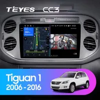Штатная магнитола Teyes CC3 6+128 Gb Volkswagen Tiguan 1 NF 2006-2017 (A) black