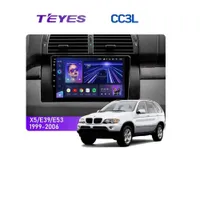 Штатна магнітола Teyes CC3L 4+32 Gb BMW X5 E39 E53 1999-2006 9"