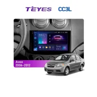 Штатная магнитола Teyes CC3L 4+32 Gb Chevrolet Aveo T250 2006-2012 9"