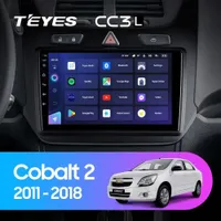 Штатная магнитола Teyes CC3L 4+32 Gb Chevrolet Cobalt 2 2011-2018 9"