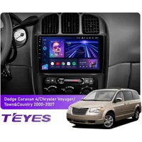 Штатна магнітола Teyes CC3L 4+32 Gb Dodge Caravan 4, Chrysler Voyager RG RS, Town&amp;Country RS 2000-2007 (B) 10"