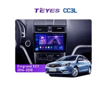 Штатная магнитола Teyes CC3L 4+32 Gb Geely Emgrand EC7 1 2016-2018 9"