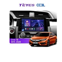 Штатна магнітола Teyes CC3L 4+32 Gb Honda Civic 10 FC FK 2015-2020 9"