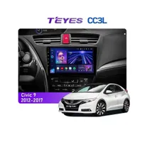 Штатна магнітола Teyes CC3L 4+32 Gb Honda Civic 9 FK FB 2012-2017 9"