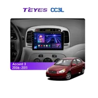 Штатная магнитола Teyes CC3L 4+32 Gb Hyundai Accent 3 2006-2011 9"