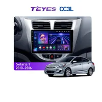 Штатна магнітола Teyes CC3L 4+32 Gb Hyundai Solaris 1 2010-2016 9"