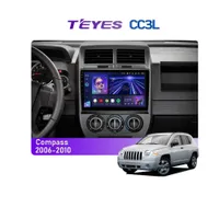 Штатная магнитола Teyes CC3L 4+32 Gb Jeep Compass 1 MK 2006-2010 10"