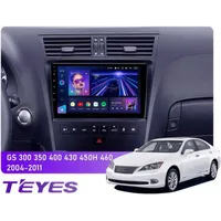 Штатна магнітола Teyes CC3L 4+32 Gb Lexus GS 3 300 350 400 430 450H 460 2004-2011 9"