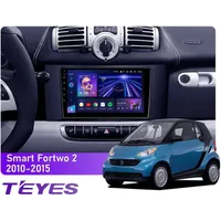 Штатна магнітола Teyes CC3L 4+32 Gb Mercedes-Benz Smart Fortwo 2 2010-2015 9"