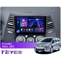 Штатная магнитола Teyes CC3L 4+32 Gb Mitsubishi Grandis 1 2003-2011 (F2) 9"