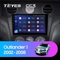 Штатная магнитола Teyes CC3L 4+32 Gb Mitsubishi Outlander 1 2002-2008 (F2) 9"