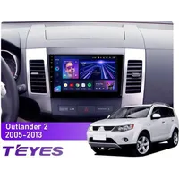 Штатная магнитола Teyes CC3L 4+32 Gb Mitsubishi Outlander 2 CW0W 2005-2013 / Citroen C-Crosser 1 2007-2013 / Peugeot 4007 2007-2012 (B) 9"