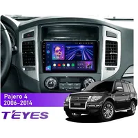 Штатна магнітола Teyes CC3L 4+32 Gb Mitsubishi Pajero 4 V80 V90 2006-2014 (B) 9"