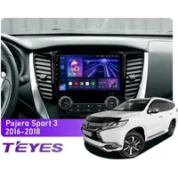 Штатна магнітола Teyes CC3L 4+32 Gb Mitsubishi Pajero Sport 3 2016-2018 9"
