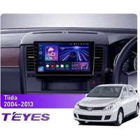 Штатная магнитола Teyes CC3L 4+32 Gb Nissan Tiida C11 2004-2013 (F1) 9"