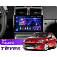 Штатна магнітола Teyes CC3L 4+32 Gb Peugeot 307 1 2001-2008 9"