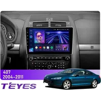 Штатна магнітола Teyes CC3L 4+32 Gb Peugeot 407 1 2004-2011 (F1) 9"