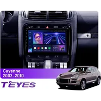 Штатная магнитола Teyes CC3L 4+32 Gb Porsche Cayenne 1 9PA 2002-2010 9"