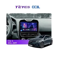 Штатна магнітола Teyes CC3L 4+32 Gb Renault Clio 4 BH98 KH98 2016-2019 10"