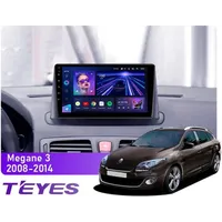 Штатна магнітола Teyes CC3L 4+32 Gb Renault Megane 3 2008-2014 (две косы) 9"
