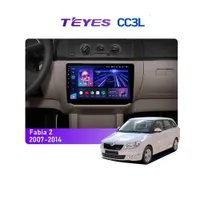 Штатна магнітола Teyes CC3L 4+32 Gb Skoda Fabia 2 2007-2014 10"