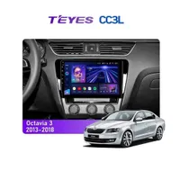 Штатна магнітола Teyes CC3L 4+32 Gb Skoda Octavia 3 A7 2013-2018 (A) 10"