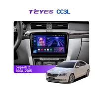 Штатна магнітола Teyes CC3L 4+32 Gb Skoda Superb 2 B6 2008-2015 10"
