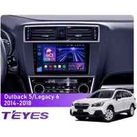 Штатная магнитола Teyes CC3L 4+32 Gb Subaru Outback 5 2014-2018, Legacy 6 2014-2017 9"