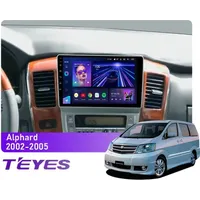 Штатна магнітола Teyes CC3L 4+32 Gb Toyota Alphard 1 H10 2002-2005 (F1) 9"