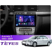 Штатная магнитола Teyes CC3L 4+32 Gb Toyota Avensis T250 2 2003-2009 9"