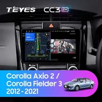 Штатна магнітола Teyes CC3L 4+32 Gb Toyota Corolla Axio 2/Fielder 3 E160 2012-2021 9"