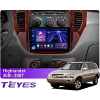 Штатна магнітола Teyes CC3L 4+32 Gb Toyota Highlander 1 XU20 2001-2007 9"